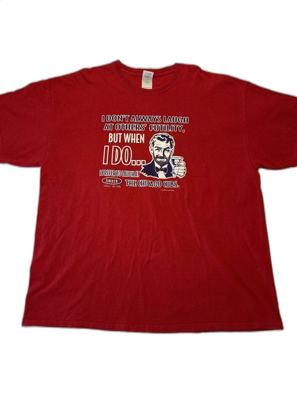 St. Louis Cardinals Funny Shirt Laugh At The Chicago Cubs Smack Apparel 2XL
